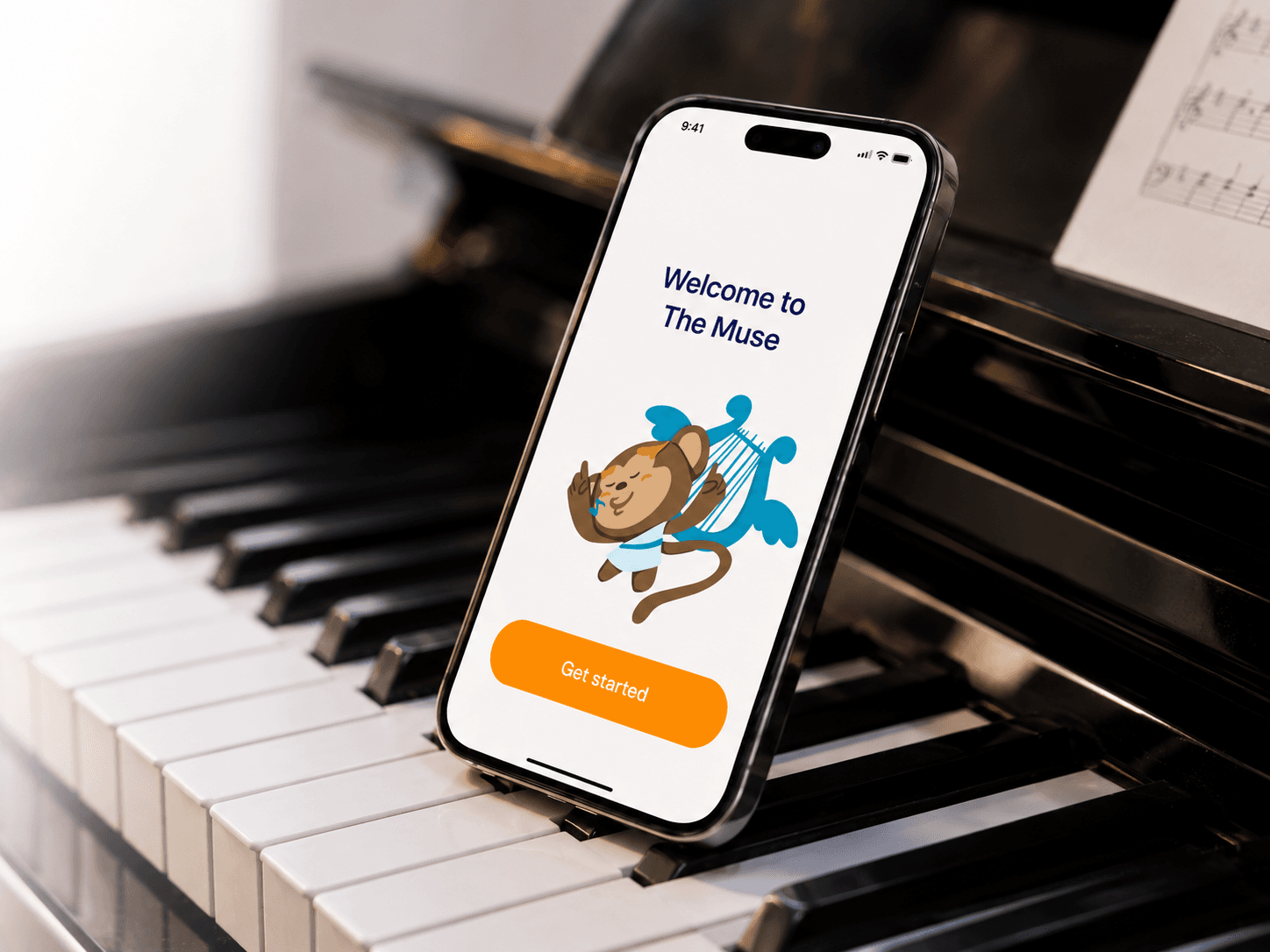 Piano with The Muse app